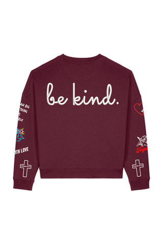 Sweatshirt Loose Fit "Tattoo Be Kind"