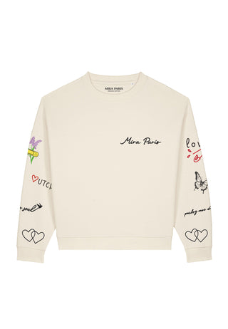 Sweatshirt Loose Fit "Tattoo Sweet"