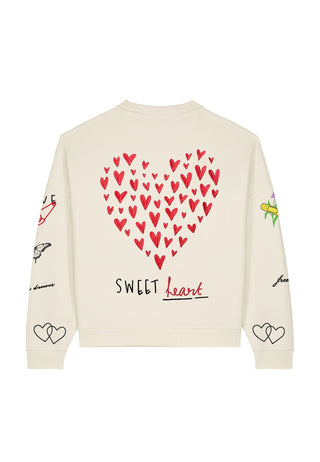 Sweatshirt Loose Fit "Tattoo Sweet"