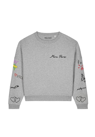 Sweatshirt Loose Fit "Tattoo Sweet"
