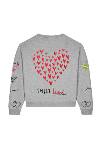Sweatshirt Loose Fit "Tattoo Sweet"