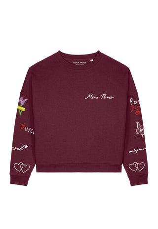 Sweatshirt Loose Fit "Tattoo Sweet"