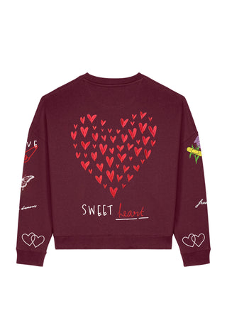 Sweatshirt Loose Fit "Tattoo Sweet"