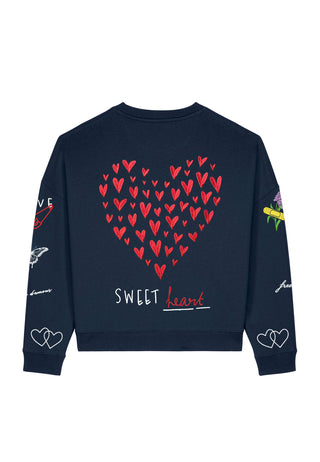 Sweatshirt Loose Fit "Tattoo Sweet"