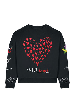 Sweatshirt Loose Fit "Tattoo Sweet"
