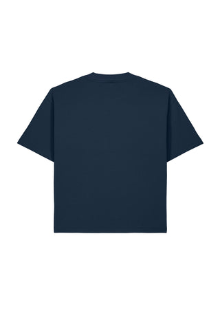 T-shirt Boxy Brodé "Coeur Pins"