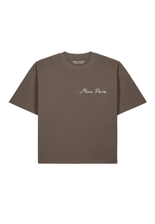 T-shirt Boxy Brodé "Love"