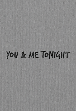 T-shirt Boxy Brodé "You & Me Tonight"