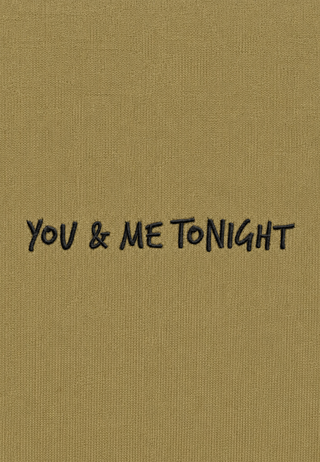 T-shirt Boxy Brodé "You & Me Tonight"