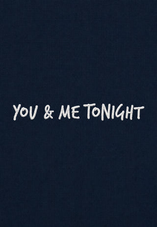 T-shirt Boxy Brodé "You & Me Tonight"