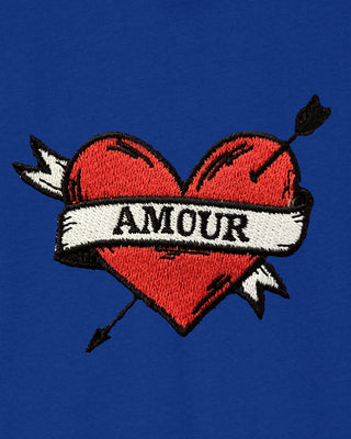 Hoodie à Zip Brodé "Amour"