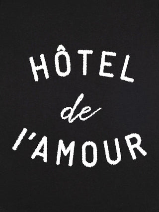 T-shirt Roll Up Brodé "Hôtel de l'Amour"