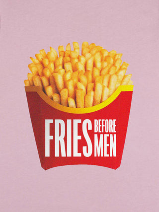 T-shirt Roll Up "Fries Before Men"