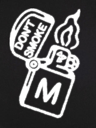 T-shirt Roll Up Brodé "Don't Smoke"