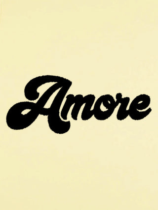 T-shirt Roll Up Brodé "Amore"