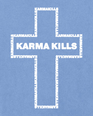 T-shirt Vintage Brodé "Karma Kills"