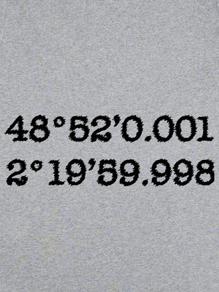 T-shirt Roll Up Brodé "Coordinates"