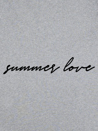 T-shirt Roll Up Brodé "Summer Love"