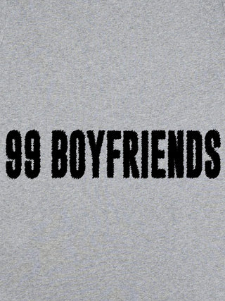 T-shirt Roll Up Brodé "99 Boyfriends"