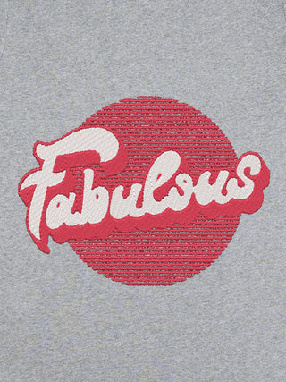 T-shirt Roll Up Brodé "Fabulous"