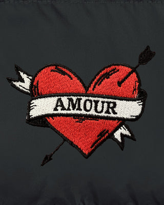 Doudoune Oversize Brodée "Amour"