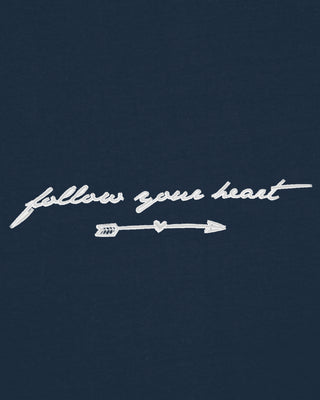 T-shirt Classic Brodé "Follow Your Heart"