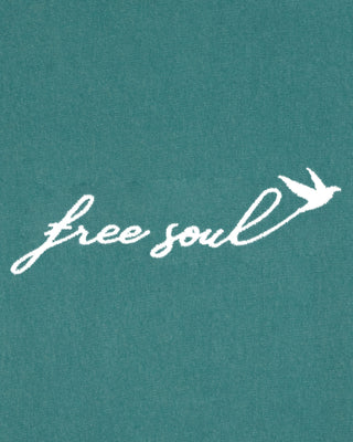 T-shirt Vintage Brodé "Free Soul"