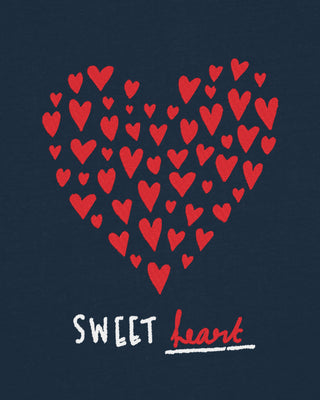 T-shirt Classic Brodé "Sweet Heart"