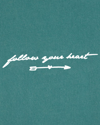 T-shirt Vintage Brodé "Follow Your Heart"