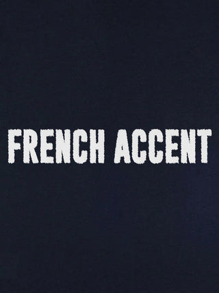 T-shirt Roll Up Brodé "French Accent"