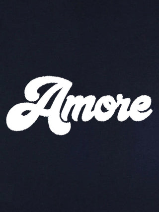 T-shirt Roll Up Brodé "Amore"