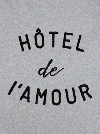 T-shirt Roll Up Brodé "Hôtel de l'Amour"