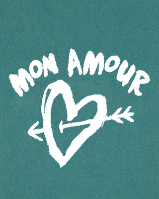 T-shirt Vintage Brodé "Mon Amour"