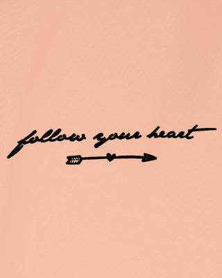 T-shirt Classic Brodé "Follow Your Heart"