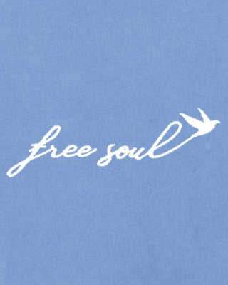 T-shirt Vintage Brodé "Free Soul"