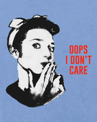 T-shirt Vintage "Oops I Don't Care"