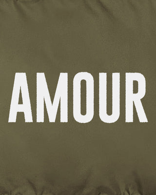 Doudoune Oversize Brodée "Amour"