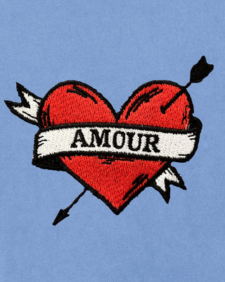 T-shirt Vintage Brodé "Amour"