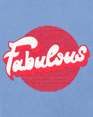 T-shirt Vintage Brodé "Fabulous"