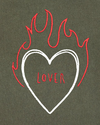 T-shirt Vintage Brodé "Lover"