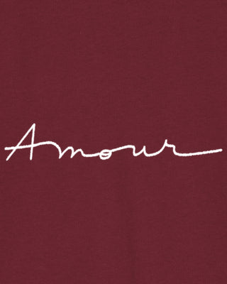 Hoodie à Zip Brodé "Amour"