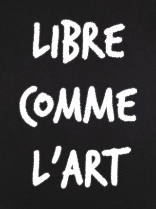 T-shirt Roll Up Brodé "Libre Comme l'art"