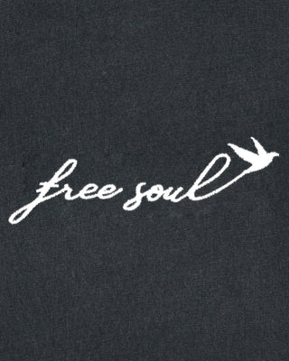 T-shirt Vintage Brodé "Free Soul"