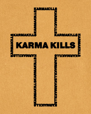 T-shirt Vintage Brodé "Karma Kills"