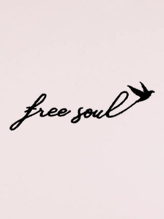 T-shirt Roll Up Brodé "Free Soul"