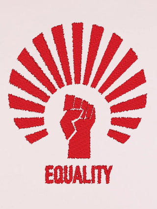 T-shirt Roll Up Brodé "Equality"