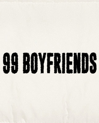 Doudoune Oversize Brodée "99 Boyfriends"