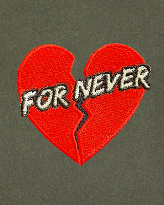 T-shirt Vintage Brodé "For Never"