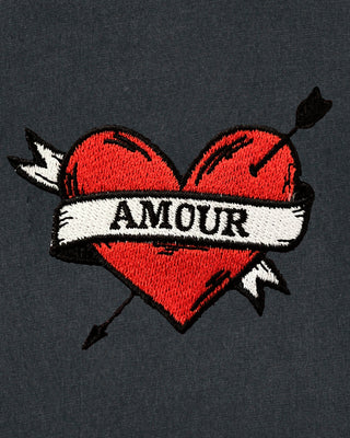 T-shirt Vintage Brodé "Amour"