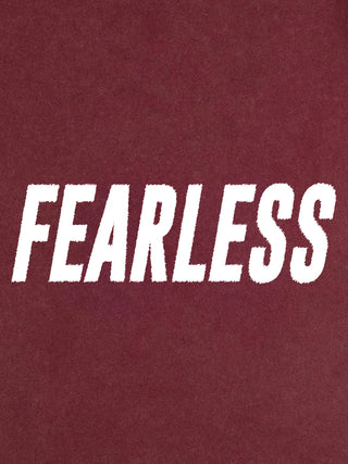 T-shirt Roll Up Brodé "Fearless"